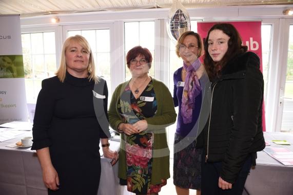 The Riverside Marquee, Weir Bank, Monkey Island Lane, Bray. The Business Girls Network Inspire Awards. L-R Sarah Bromham, Gloria Prest, Julie Babis, Anna Babis