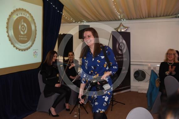 The Riverside Marquee, Weir Bank, Monkey Island Lane, Bray. The Business Girls Network Inspire Awards. Hannah Mayling, Maylings Photography, Rising Star of the Year