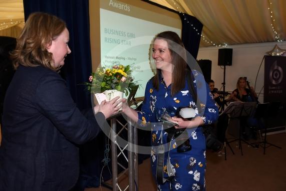 The Riverside Marquee, Weir Bank, Monkey Island Lane, Bray. The Business Girls Network Inspire Awards. Hannah Mayling, Maylings Photography, Rising Star of the Year