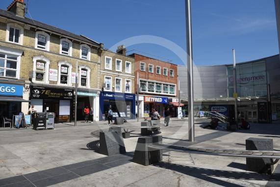 Slough, (site shots nr The Curve and Queensmere). Businesses hit out at anti-social behaviour in Slough during a meeting on Wednesday. 