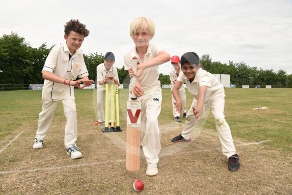 LtoR Woody Powell, 10, Jenson Jones, nine, Max Phillis, nine, James Cranfield, nine and Vishwa Bharadwaj, 10.Cookham Dean Cricket Club are hosting a junior cricket festival to celebrate the Cricket World Cup.Cookham Dean Cricket Club, Ricketts Field, Whyteladyes Ln, Cookham, Maidenhead.&nbsp;