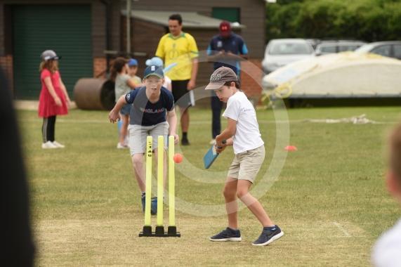 Jacob Fawell, eight, hits the ball.Cookham Dean Cricket Club are hosting a junior cricket festival to celebrate the Cricket World Cup.Cookham Dean Cricket Club, Ricketts Field, Whyteladyes Ln, Cookham, Maidenhead.&nbsp;