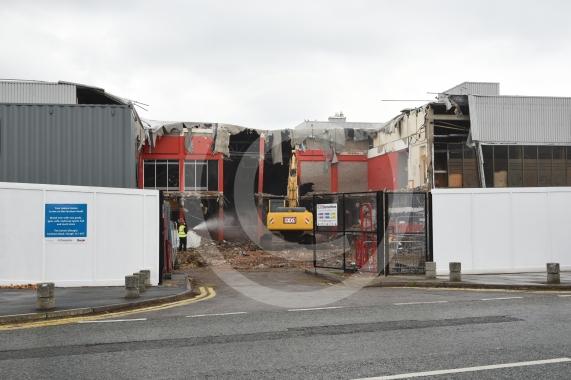 Montem Leisure centre demolition has begun. Slough