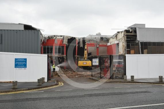 Montem Leisure centre demolition has begun. Slough