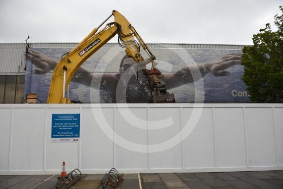 Montem Leisure centre demolition has begun. Slough