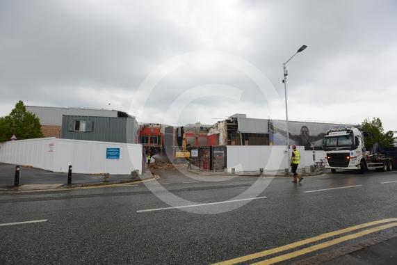Montem Leisure centre demolition has begun. Slough