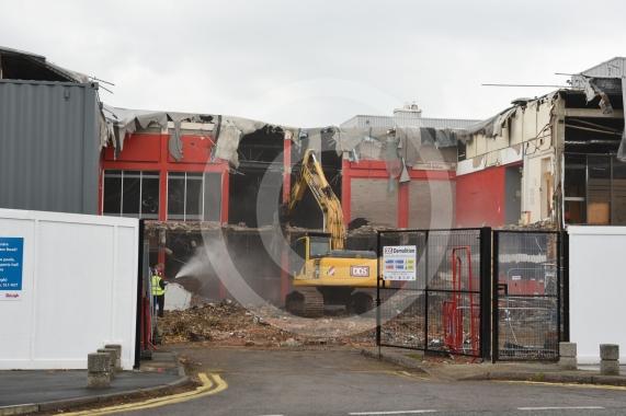 Montem Leisure centre demolition has begun. Slough