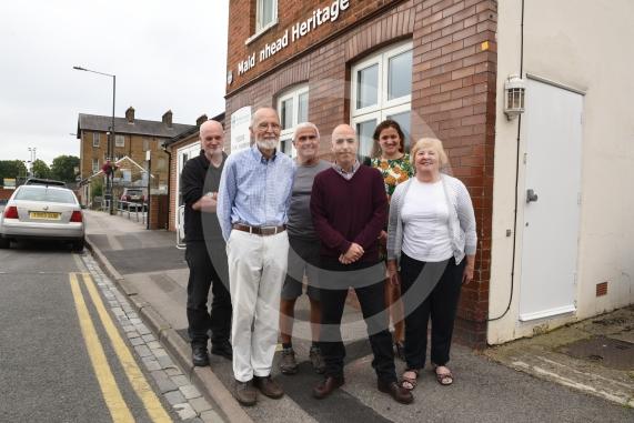 Maidenhead Heritage Centre, 18 Park Street, Maidenhead. Richard Poad and other members of staff/volunteers at the heritage Centre - This is for the 150th Maidenhead 