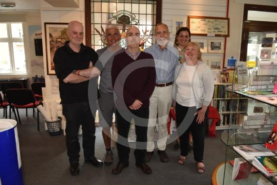 Maidenhead Heritage Centre, 18 Park Street, Maidenhead. Richard Poad and other members of staff/volunteers at the heritage Centre - This is for the 150th Maidenhead 