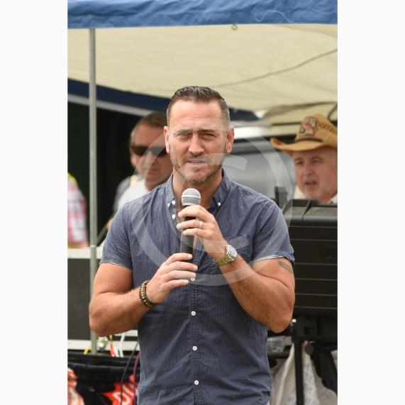Actor Will Mellor helped opened the carnival.Cippenham Carnival, Mercian Way Park, Slough.