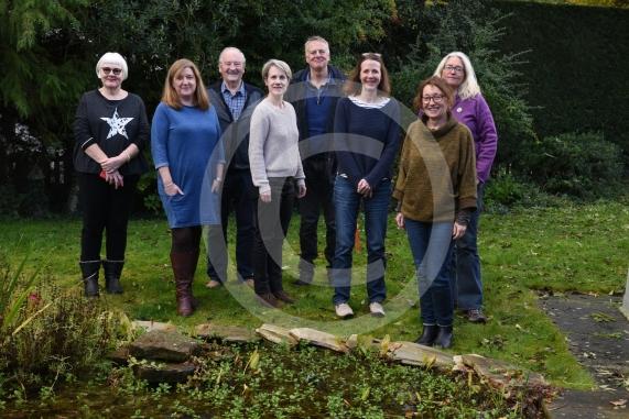 Team shot. Cindy Barnes,(2nd from right) founder of WildCookham. She wants to set up an action team to stop wildlife habitats getting destroyed in Cookham. 