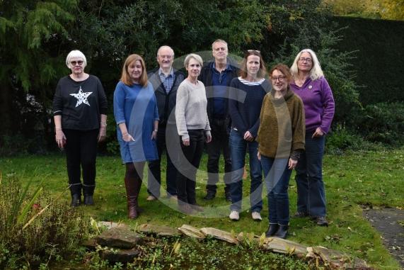 Team shot. Cindy Barnes,(2nd from right) founder of WildCookham. She wants to set up an action team to stop wildlife habitats getting destroyed in Cookham. 