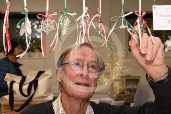 Adrian Doble from Partners in Pewter.Cookham Dean Church Autumn Fair.Cookham Dean Village Hall, Cookham Dean.