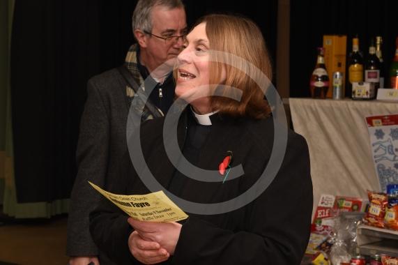 Rev Helen Chamberlain opens the Cookham Dean Church Autumn Fair.Cookham Dean Village Hall, Cookham Dean.