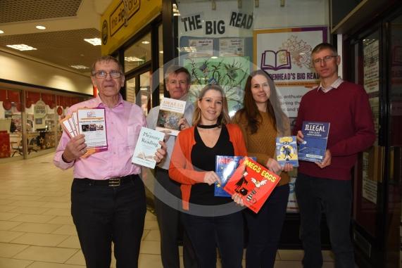 Maidenhead&rsquo;s Big Read is returning in February/March 2020. Organisers want to feature the work of the many authors, illustrators and celebrities who live, work or study in the boroughThe Big Read team L-R Stephan Stephan, Andy Pope, Lisa Hunter, Lisa Poole, Harrie Hayward