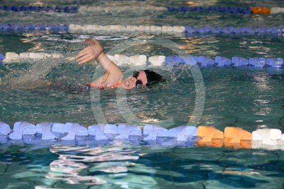 Charlotte Burfitt, nine.Maidenhead Lions Club Swimarathon 2019.Magnet Leisure Centre, Holmanleaze, Maidenhead