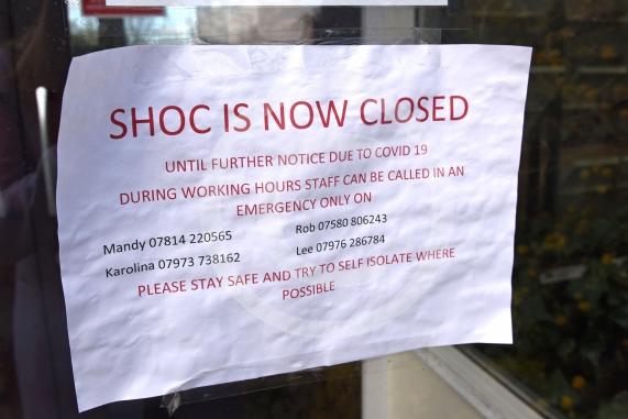 Slough Homeless Our Concern closes for the first time since 1997 due to COVID-19. Picture by Emma Sheppard