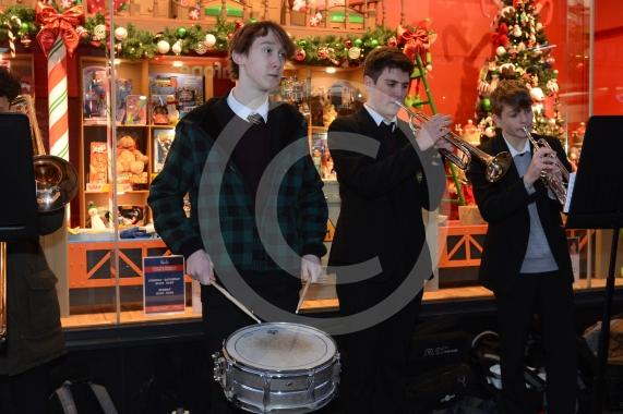 Daniels Department Store, 121-125 Peascod Street, Windsor. Daniels Christmas shopping party is going ahead with COVID-19 safety measures in place.Windsor Boys School. Some of their orchestra/musicians