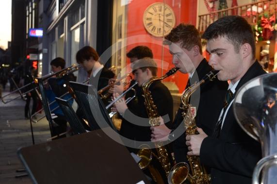Daniels Department Store, 121-125 Peascod Street, Windsor. Daniels Christmas shopping party is going ahead with COVID-19 safety measures in place.Windsor Boys School. Some of their orchestra/musicians