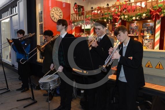 Daniels Department Store, 121-125 Peascod Street, Windsor. Daniels Christmas shopping party is going ahead with COVID-19 safety measures in place.Windsor Boys School. Some of their orchestra/musicians
