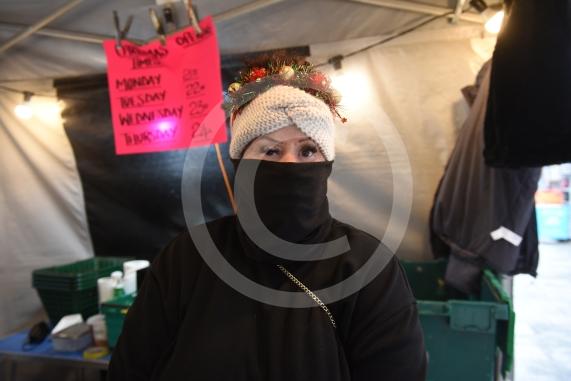 Shots of closed shops and High Street, Maidenhead