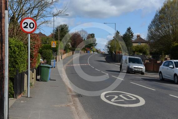 New Zebra Crossing, speed signs, school signs. Courthouse Road, Maidenhead