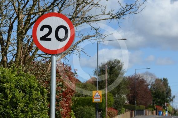 New Zebra Crossing, speed signs, school signs. Courthouse Road, Maidenhead