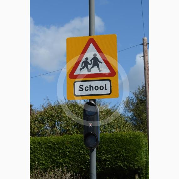 New Zebra Crossing, speed signs, school signs. Courthouse Road, Maidenhead