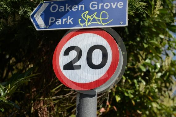 New Zebra Crossing, speed signs, school signs. Courthouse Road, Maidenhead