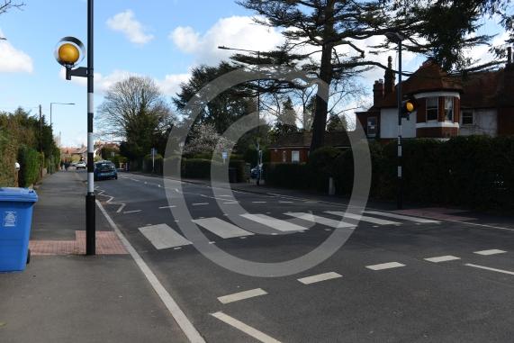 New Zebra Crossing, speed signs, school signs. Courthouse Road, Maidenhead
