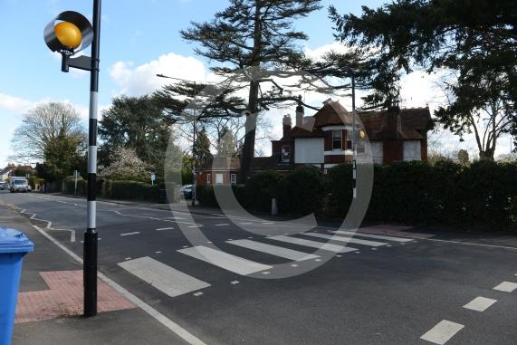 New Zebra Crossing, speed signs, school signs. Courthouse Road, Maidenhead