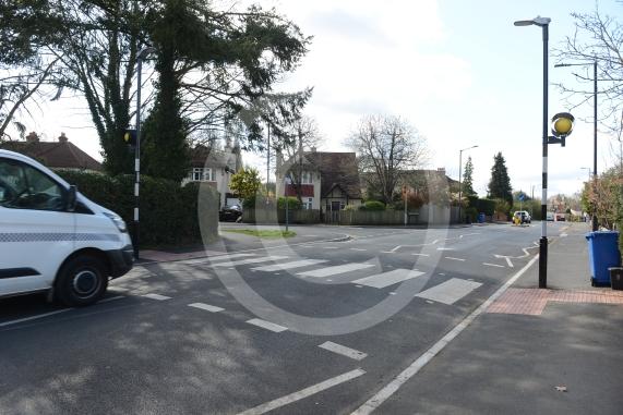 New Zebra Crossing, speed signs, school signs. Courthouse Road, Maidenhead