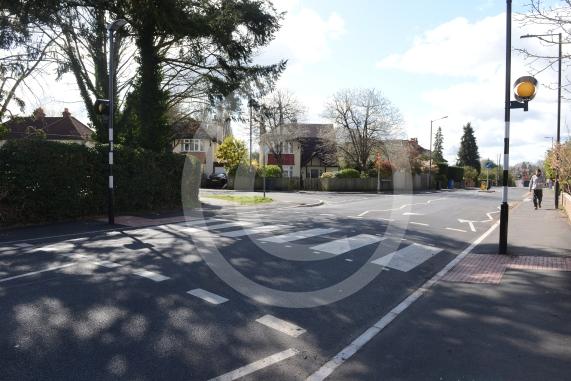 New Zebra Crossing, speed signs, school signs. Courthouse Road, Maidenhead