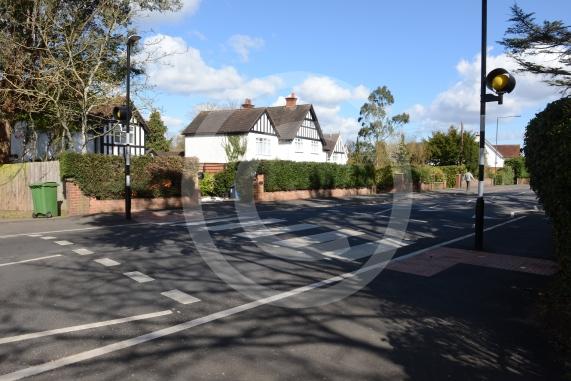 New Zebra Crossing, speed signs, school signs. Courthouse Road, Maidenhead