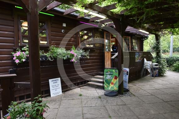 Staff at Jenners Café in Maidenhead for a piece on reopening. Ray Mead Road, Maidenhead