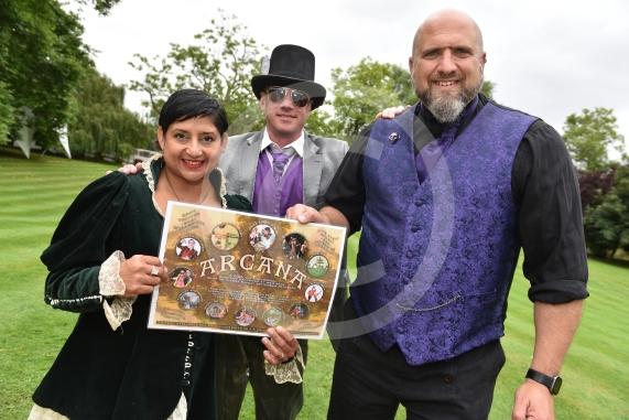 Once Upon a Bus are running a September event Weir Bank, Monkey Island Lane, BrayL-R Arti Sharma-Grey, Matt Grey, Baz Cilia