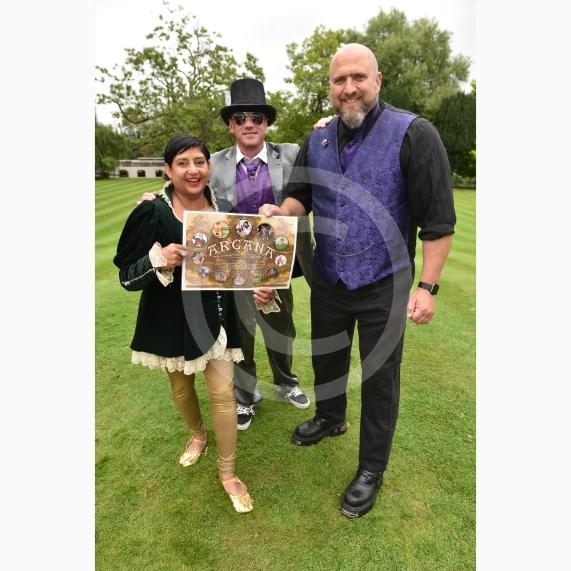 Once Upon a Bus are running a September event Weir Bank, Monkey Island Lane, BrayL-R Arti Sharma-Grey, Matt Grey, Baz Cilia