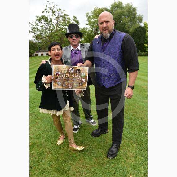 Once Upon a Bus are running a September event Weir Bank, Monkey Island Lane, BrayL-R Arti Sharma-Grey, Matt Grey, Baz Cilia