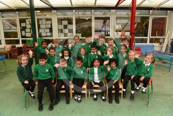 Reception class.Dedworth Green First School, Smiths Lane, Windsor.