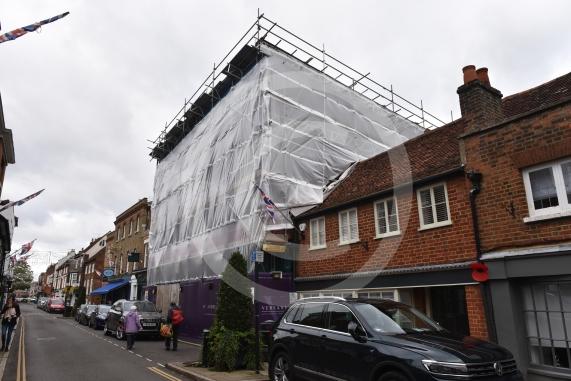 47-49 High Street, Eton. Historic England has added the building to its ‘Heritage at Risk Register’.