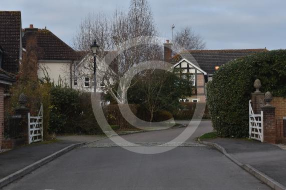 Residents have objected to plans to build houses on 4-7 Dairy Court, behind Bartletts Lane, on the gated area known as The Fieldings, HolyportEntrance to Dairy Court, Holyport