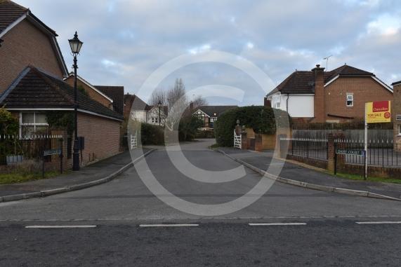 Residents have objected to plans to build houses on 4-7 Dairy Court, behind Bartletts Lane, on the gated area known as The Fieldings, HolyportEntrance to Dairy Court, Holyport