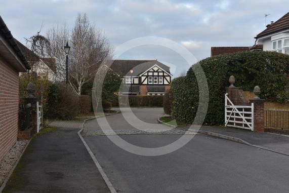 Residents have objected to plans to build houses on 4-7 Dairy Court, behind Bartletts Lane, on the gated area known as The Fieldings, HolyportEntrance to Dairy Court, Holyport