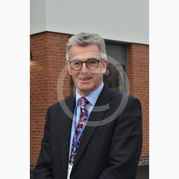 Langley Grammar School in their new building. They have been given an &lsquo;outstanding&rsquo; rating by Ofsted. Reddington Drive, LangleyHeadteacher John Constable