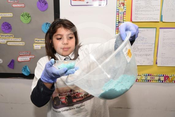 Nika Mohazab,nine.National Science Week bathbomb workshop. Oldfield Primary School, Bray Road, Maidenhead.