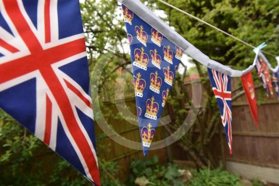Valerie Thorn - seamstress/knitter/maker who started the call to action in Twyford to bring the community together to create red, white and blue bunting for the Platinum Jubilee.Melissa 