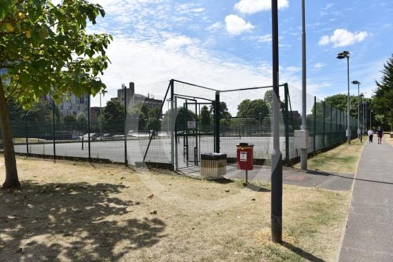 The tennis courts at Kidwells Park. The courts are set to benefit from funding from the Lawn Tennis Association. Maidenhead