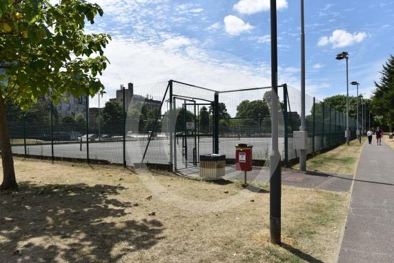 The tennis courts at Kidwells Park. The courts are set to benefit from funding from the Lawn Tennis Association. Maidenhead