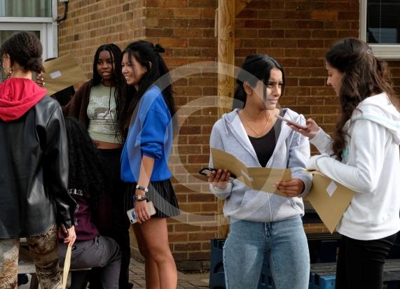 A Level Results Day 18/8/22 Pics: Mike Swift - Herschel Gmmr .