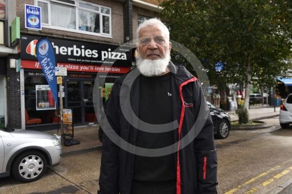 Employee at Herbies Pizza in Farnham Road Abdul Hamid is unhappy about a proposed bus lane along the route planned by the council. He says it will restrict parking for customers and business owners and lead to a loss of trade.Farnham Road, Slough